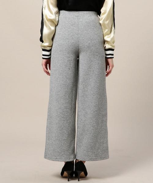 BEAUTY&YOUTH UNITED ARROWS（ビューティーアンドユースユナイテッドアローズ）の「BY リブワイドパンツ◆（その他パンツ・レディース・ブラック/グレー・FREE）」の8枚目の写真