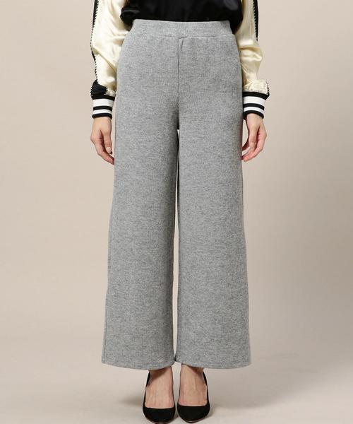 BEAUTY&YOUTH UNITED ARROWS（ビューティーアンドユースユナイテッドアローズ）の「BY リブワイドパンツ◆（その他パンツ・レディース・ブラック/グレー・FREE）」の9枚目の写真