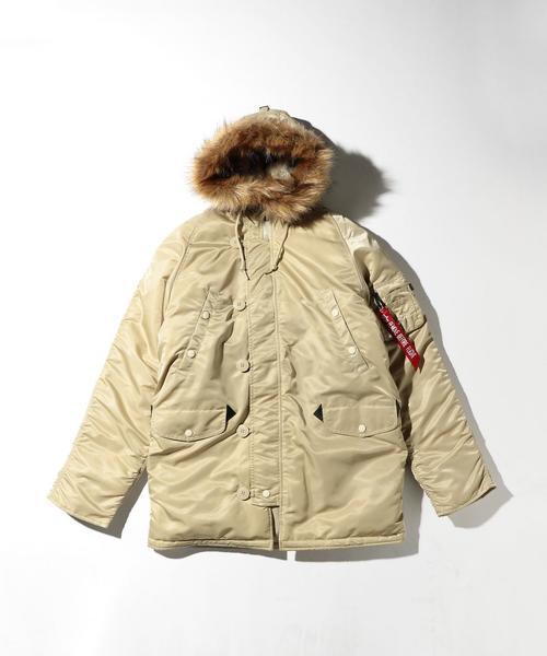Alpha Industries(アルファインダストリーズ)の「<ALPHA> N-3B TIGHT/アウター(ミリタリージャケット・メンズ・ブラック/グレー/オリーブ/ベージュ・LARGE/MEDIUM/SMALL)」の1枚目の写真