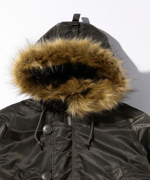 Alpha Industries（アルファインダストリーズ）の「＜ALPHA＞ N-3B TIGHT/アウター（ミリタリージャケット・メンズ・オリーブ/ベージュ/グレー/ブラック・SMALL/LARGE/MEDIUM）」の20枚目の写真