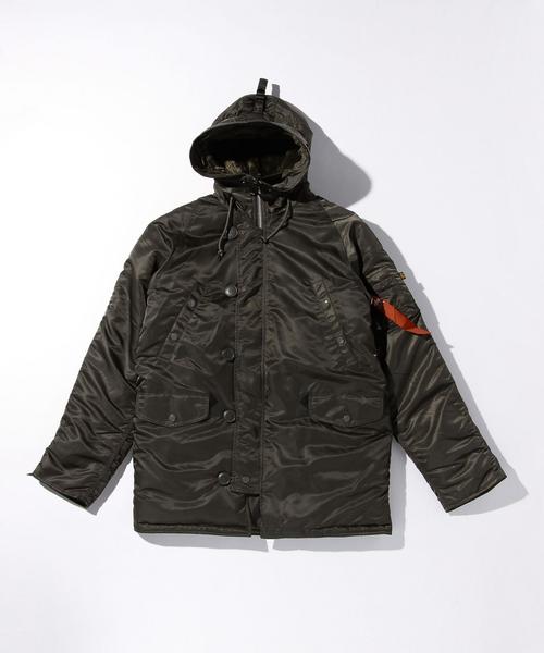 Alpha Industries(アルファインダストリーズ)の「<ALPHA> N-3B TIGHT/アウター(ミリタリージャケット・メンズ・ブラック/グレー/オリーブ/ベージュ・LARGE/MEDIUM/SMALL)」の20枚目の写真