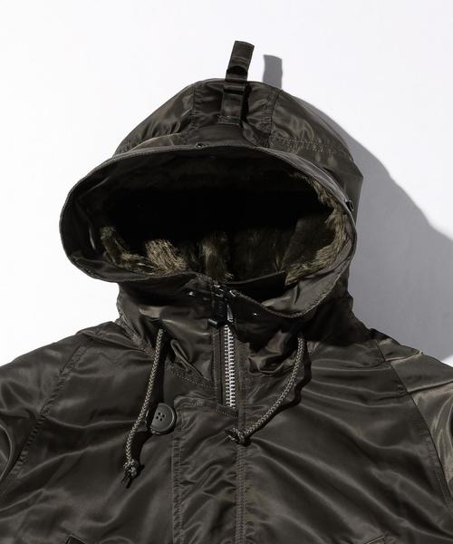 Alpha Industries(アルファインダストリーズ)の「<ALPHA> N-3B TIGHT/アウター(ミリタリージャケット・メンズ・ブラック/グレー/オリーブ/ベージュ・LARGE/MEDIUM/SMALL)」の21枚目の写真