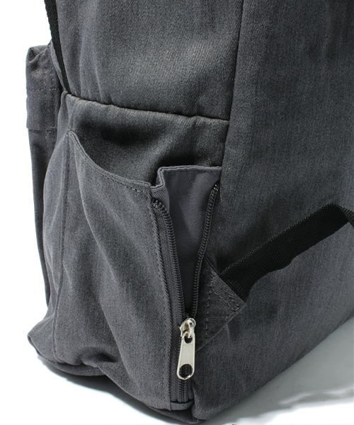 WEGO(ウィゴー)の「DIデイバッグクラシックス(バックパック/リュック・メンズ・ブラック/ダークグレー/ベージュ/ネイビー・FREE)」の9枚目の写真