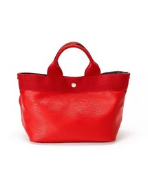 【VERY 10月号掲載】【Breath TOPKAPI /ブレス トプカピ】【撥水】リプル ネオレザー ミニ トートバッグ