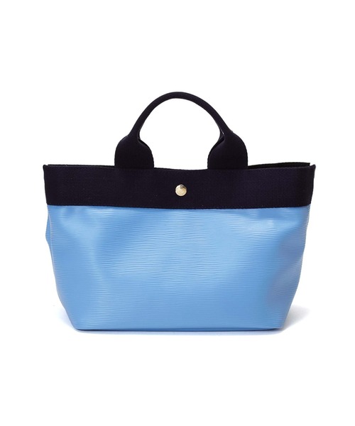 TREASURE TOPKAPI（トレジャートプカピ）の「【VERY 10月号掲載】【Breath TOPKAPI /ブレス トプカピ】【撥水】リプル ネオレザー ミニ トートバッグ（トートバッグ・レディース・ブラック/グレイッシュベージュ/クリーム/ライトベージュ/ブルー/イエロー/ホワイト/レッド/ネイビー/ベージュ系/サーモンピンク/チャコールグレー/オフホワイト/カーキブラウン/ライトグリーン/ダークカーキ/ベージュ系その他/ライトグレー・FREE）」の15枚目の写真