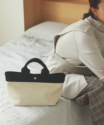 【VERY 10月号掲載】【Breath TOPKAPI /ブレス トプカピ】【撥水】リプル ネオレザー ミニ トートバッグ