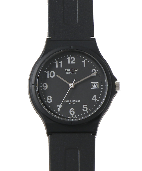 CASIO(カシオ)の「CASIO カシオ/ スタンダードアナログ チープカシオ クォーツ ラウンドフェイス ラバーベルト 5気圧防水 腕時計 //// MW-59シリーズ(アナログ腕時計・メンズ・ブラック系その他/ブラック×ゴールド/ブラック×ホワイト/ブラック・FREE)」の10枚目の写真