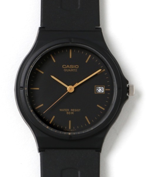 CASIO(カシオ)の「CASIO カシオ/ スタンダードアナログ チープカシオ クォーツ ラウンドフェイス ラバーベルト 5気圧防水 腕時計 //// MW-59シリーズ(アナログ腕時計・メンズ・ブラック系その他/ブラック×ゴールド/ブラック×ホワイト/ブラック・FREE)」の12枚目の写真