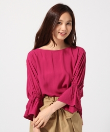 GLOBAL WORK | キャンディースリーブブラウス5分袖/760663(シャツ/ブラウス)