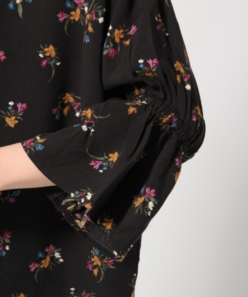 GLOBAL WORK(グローバルワーク)の「キャンディースリーブブラウス5分袖/760663(シャツ/ブラウス・レディース・パープル/ブラック/ホワイト/グリーン・LARGE/MEDIUM)」の9枚目の写真