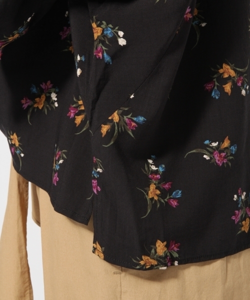 GLOBAL WORK(グローバルワーク)の「キャンディースリーブブラウス5分袖/760663(シャツ/ブラウス・レディース・パープル/ブラック/ホワイト/グリーン・LARGE/MEDIUM)」の8枚目の写真