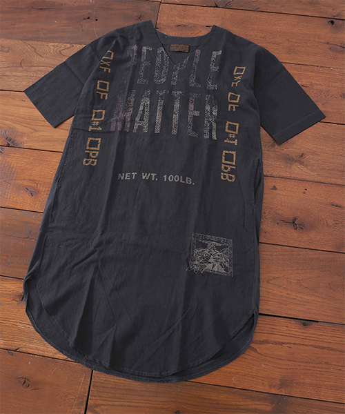 CUBE SUGAR（キューブシュガー）の「綿麻天竺×布帛Vネックワンピース（ワンピース・レディース・ホワイト/ネイビー/ナチュラル・M）」の12枚目の写真