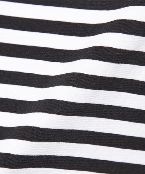 BEAUTY&YOUTH UNITED ARROWS(ビューティーアンドユースユナイテッドアローズ)の「BY ボーダー クルーネック S/SL◆(Tシャツ/カットソー・メンズ・ブラック/オレンジ/ライム/ロイヤルブルー/パープル・LARGE/MEDIUM/SMALL/X-LARGE)」の10枚目の写真