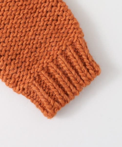 URBAN RESEARCH Sonny Label（アーバンリサーチサニーレーベル）の「ケーブルハンドニット（ニット/セーター・レディース・ブラック/オフホワイト/オレンジ・FREE）」の7枚目の写真