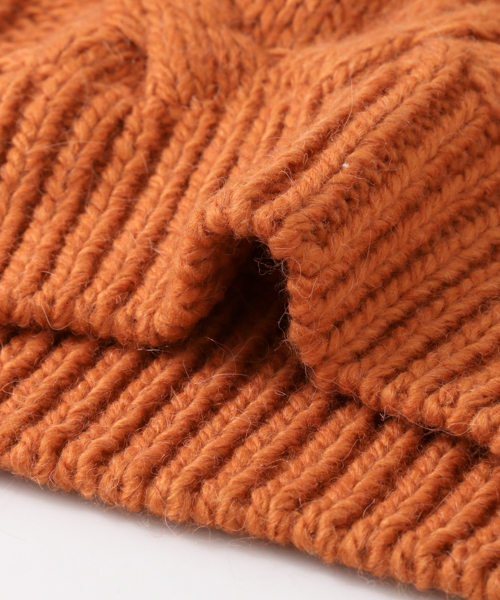 URBAN RESEARCH Sonny Label（アーバンリサーチサニーレーベル）の「ケーブルハンドニット（ニット/セーター・レディース・ブラック/オフホワイト/オレンジ・FREE）」の15枚目の写真