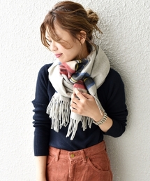 SHIPS BLUESTORE | JOHN SCOTT×SHIPS BLUESTORE:ラムズストライプストール(ストール/ショール)