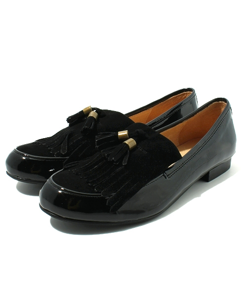 BEAUTY&YOUTH UNITED ARROWS（ビューティーアンドユースユナイテッドアローズ）の「BY　SUEDxEML タッセルフラット ◆（その他シューズ・レディース・ブラック/ダークブラウン・36/36h/37/37h/38）」の10枚目の写真