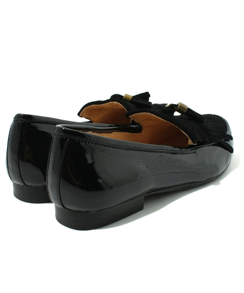 BEAUTY&YOUTH UNITED ARROWS（ビューティーアンドユースユナイテッドアローズ）の「BY　SUEDxEML タッセルフラット ◆（その他シューズ・レディース・ブラック/ダークブラウン・36/36h/37/37h/38）」の5枚目の写真