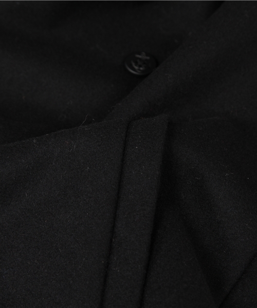 And A（アンドエー）の「フード付きPコート（ピーコート・レディース・ブラック/ベージュ/ネイビー・38）」の6枚目の写真