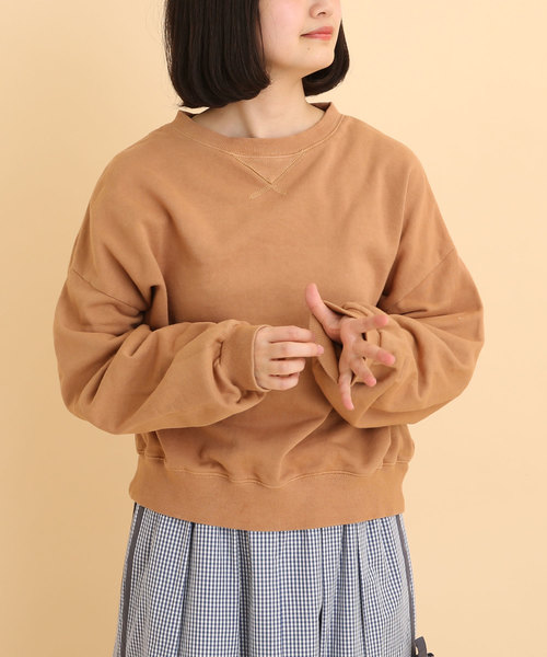 POU DOU DOU（プードゥドゥ）の「ピグメントバイオプルオーバー（スウェット・レディース・ピンク/イエロー/ブルー/ブラック系その他・3）」の3枚目の写真