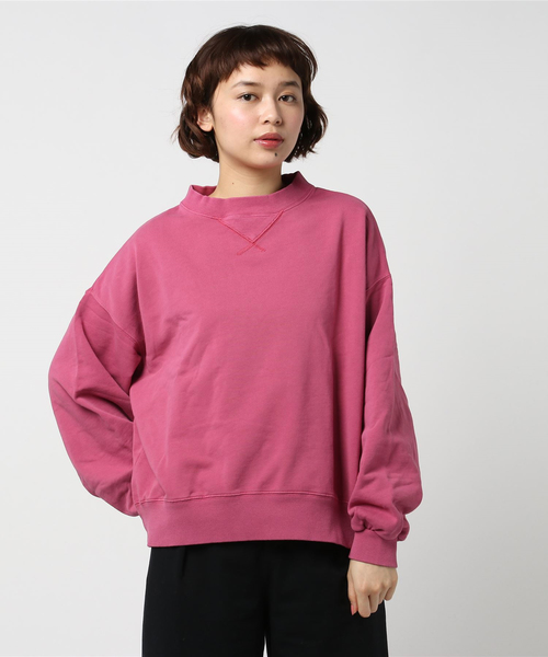 POU DOU DOU（プードゥドゥ）の「ピグメントバイオプルオーバー（スウェット・レディース・ピンク/イエロー/ブルー/ブラック系その他・3）」の4枚目の写真