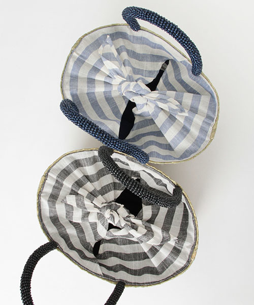 LBC（エルビーシー）の「ウッドビーズカゴバック（かごバッグ・レディース・ブラック/ブルー/ピンク・FREE）」の11枚目の写真