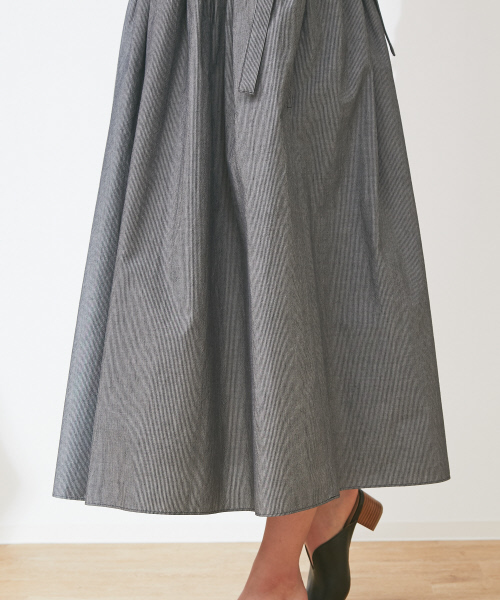 Abahouse Devinette(ドゥヴィネット)の「ヴィンテージギャザースカート(スカート・レディース・ホワイト/ブラック・FREE)」の9枚目の写真