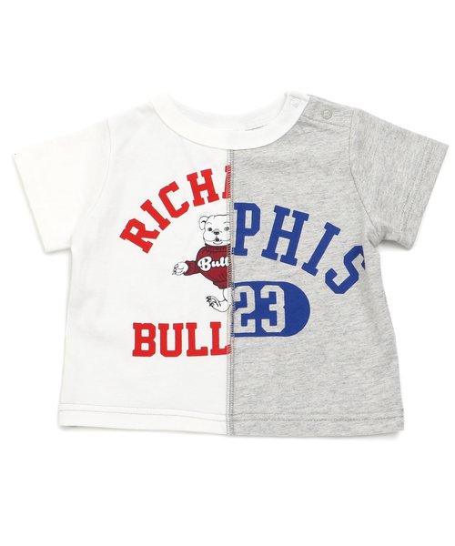 BREEZE（ブリーズ）の「リメイク風Ｔシャツ（Tシャツ/カットソー・キッズ・グレー/チャコール・100/120/90/110/140/130/80）」の1枚目の写真