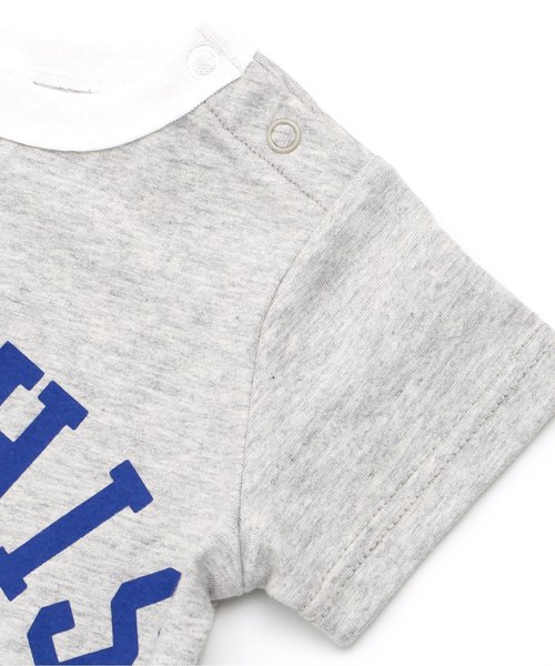 BREEZE（ブリーズ）の「リメイク風Ｔシャツ（Tシャツ/カットソー・キッズ・グレー/チャコール・100/120/90/110/140/130/80）」の4枚目の写真