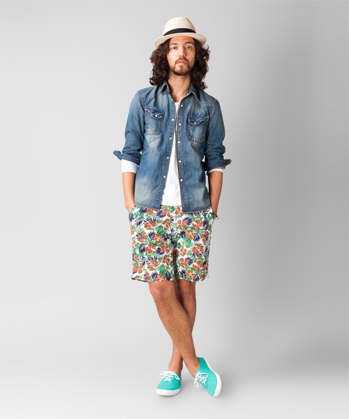 NANO universe（ナノユニバース）の「ヴィンテージデニムシャツ 7/S（シャツ/ブラウス・メンズ・ブルー/インディゴブルー・SMALL/MEDIUM/LARGE/X-LARGE）」の12枚目の写真