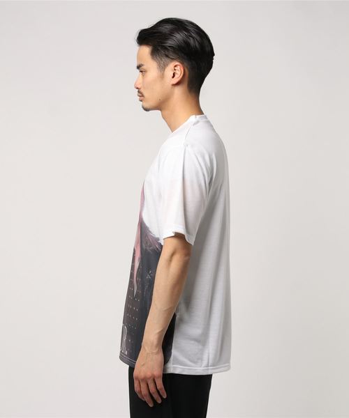 JACKROSE(ジャックローズ)の「転写フラッグ・ロックTシャツ(Tシャツ/カットソー・メンズ・ホワイト×ブラック/ホワイト×レッド・M/L)」の3枚目の写真