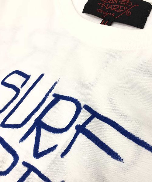Ed Hardy（エドハーディー）の「【Surf Hardy】ドン・エドハーディー書下ろしプリントTシャツ（Tシャツ/カットソー・メンズ・ホワイト/サックスブルー・48/50/52）」の14枚目の写真
