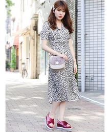 dazzlin | ファニーキャッツフラワーワンピース(ワンピース)