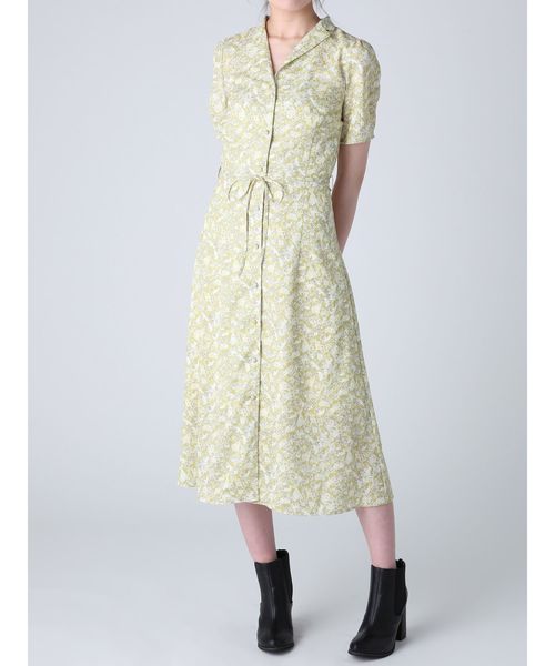 dazzlin(ダズリン)の「ファニーキャッツフラワーワンピース(ワンピース・レディース・イエロー/パープル/ブラウン・SMALL/MEDIUM)」の13枚目の写真