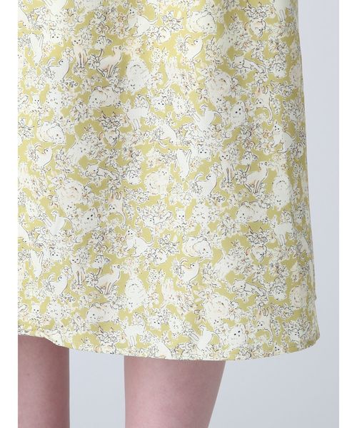 dazzlin(ダズリン)の「ファニーキャッツフラワーワンピース(ワンピース・レディース・イエロー/パープル/ブラウン・SMALL/MEDIUM)」の20枚目の写真