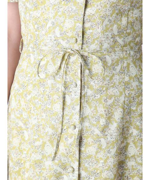 dazzlin(ダズリン)の「ファニーキャッツフラワーワンピース(ワンピース・レディース・イエロー/パープル/ブラウン・SMALL/MEDIUM)」の21枚目の写真