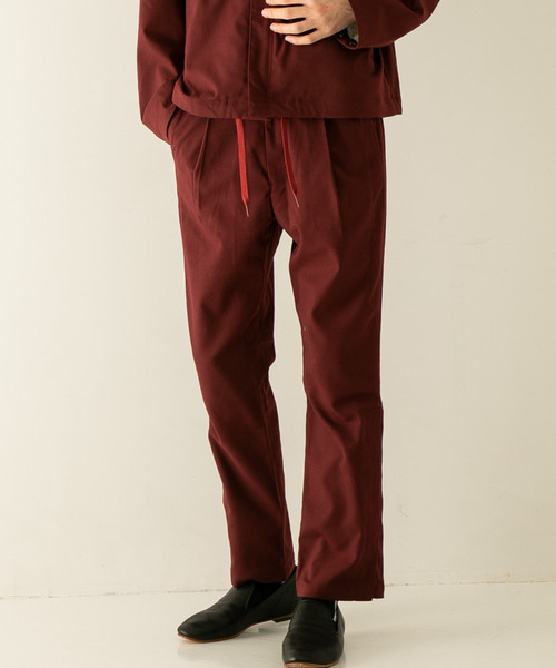 Name.（ネーム）の「【Name.】別注サイドベントトラウザーズ / NMHAPT-ST17AW-001（スラックス・メンズ・ブラック/バーガンディー・1/0）」の18枚目の写真
