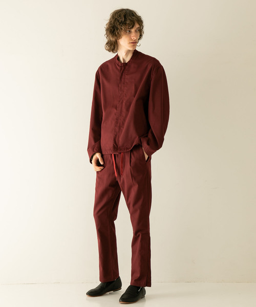 Name.（ネーム）の「【Name.】別注サイドベントトラウザーズ / NMHAPT-ST17AW-001（スラックス・メンズ・ブラック/バーガンディー・1/0）」の13枚目の写真