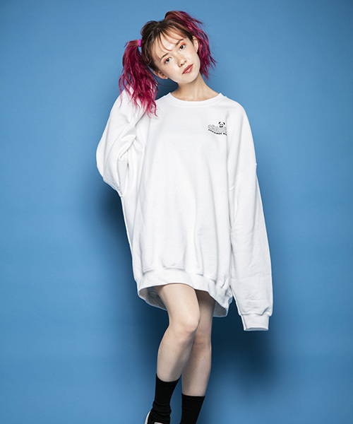 Candy Stripper（キャンディストリッパー）の「CANDY MAZE SWEAT ワンピース（ワンピース・レディース・オフホワイト/ネイビー/ブラック・2）」の2枚目の写真