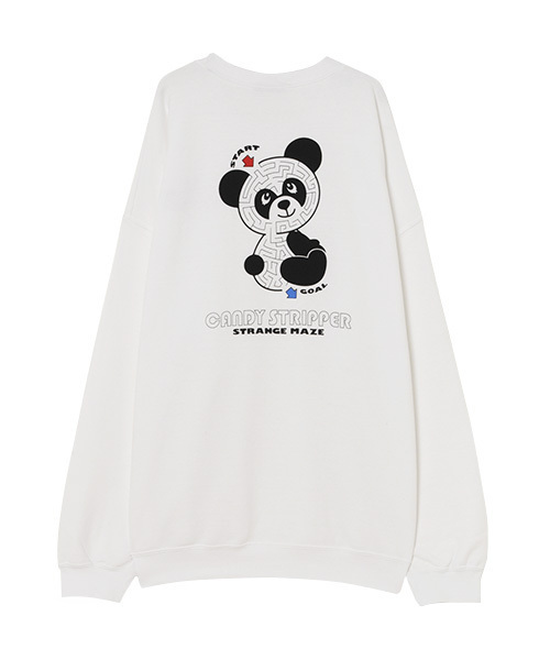 Candy Stripper（キャンディストリッパー）の「CANDY MAZE SWEAT ワンピース（ワンピース・レディース・オフホワイト/ネイビー/ブラック・2）」の5枚目の写真