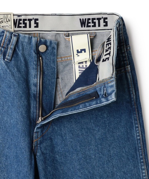 WESTOVERALLS（ウエストオーバーオールズ）の「WESTOVERALLS デニムパンツ"806T"（デニムパンツ・レディース・ブルー・24/26/28/30）」の5枚目の写真