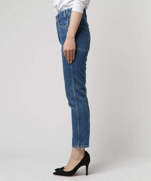 WESTOVERALLS（ウエストオーバーオールズ）の「WESTOVERALLS デニムパンツ"806T"（デニムパンツ・レディース・ブルー・24/26/28/30）」の2枚目の写真