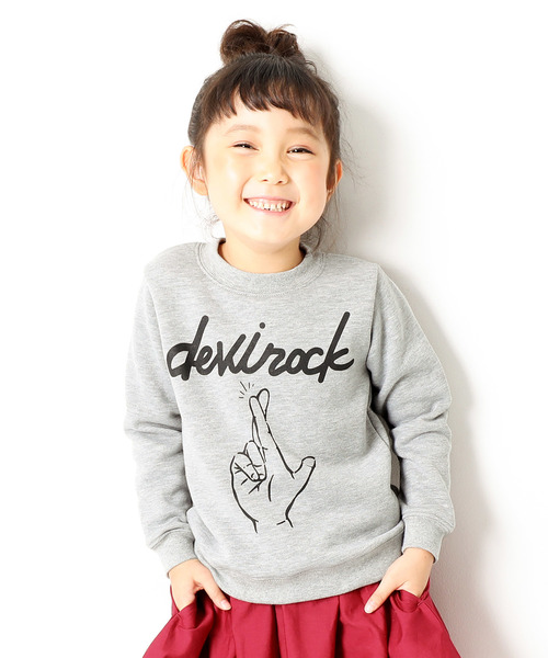 devirock（デビロック）の「コラボ企画第1弾 裏起毛プリントトレーナー（スウェット・キッズ・その他1/その他2/その他3/その他4・80ｃｍ/90cm/100cm/110cm/120cm/130cm/140cm/150cm/160cm）」の3枚目の写真