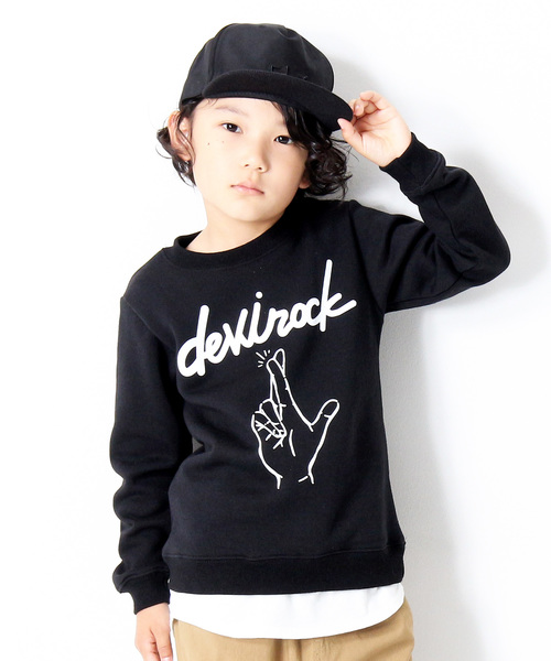 devirock（デビロック）の「コラボ企画第1弾 裏起毛プリントトレーナー（スウェット・キッズ・その他1/その他2/その他3/その他4・80ｃｍ/90cm/100cm/110cm/120cm/130cm/140cm/150cm/160cm）」の4枚目の写真