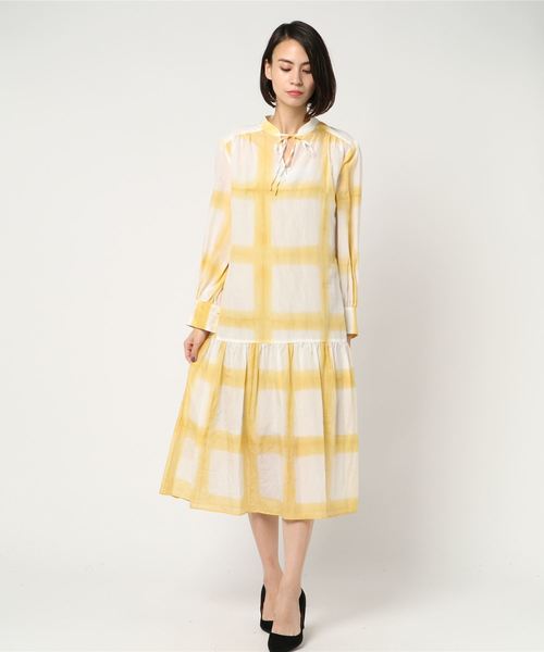 タグ付き新品 【本場 有松絞り】 ワンピース セール】【竹田嘉兵衛商店 × ADAM ET ROPE'】 有松絞り