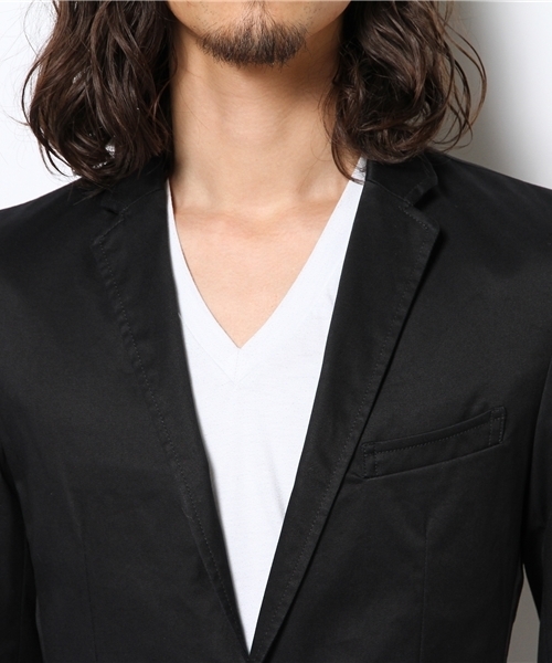 NANO universe（ナノユニバース）の「ストレッチチノJK（テーラードジャケット・メンズ・ブラック/ネイビー/ベージュ・SMALL/MEDIUM/LARGE/X-LARGE）」の7枚目の写真
