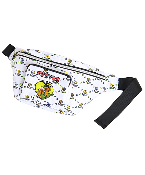 PUNYUS（プニュズ）の「FUGU総柄ウエストボディバッグ（ボディバッグ/ウエストポーチ・レディース・ホワイト/レッド/オレンジ/ブラウン・FREE）」の2枚目の写真