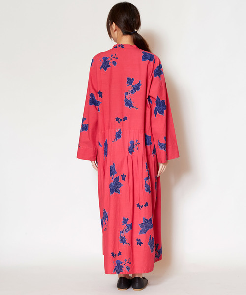 チャイハネ（チャイハネ）の「【チャイハネ】オリエンタルフラワーロングワンピース（ワンピース・レディース・グリーン/レッド/イエロー・FREE）」の17枚目の写真