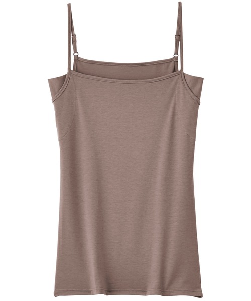 YU'NOW（ユナウ）の「綿混汗取りインナーキャミソール【抗菌防臭】【吸水速乾】（インナーウェア/肌着・レディース・ブラック/オフホワイト/モカ/グレイッシュブルー/ブラウン/グレー・SMALL/MEDIUM/LARGE/X-LARGE/XXX-LARGE/XXXX-LARGE/XX-LARGE）」の19枚目の写真