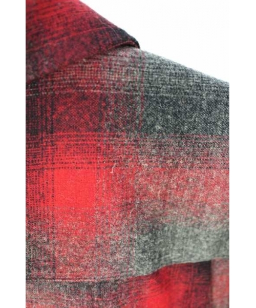 ブランド古着】開襟 オープンカラー オンブレチェック ネルシャツ